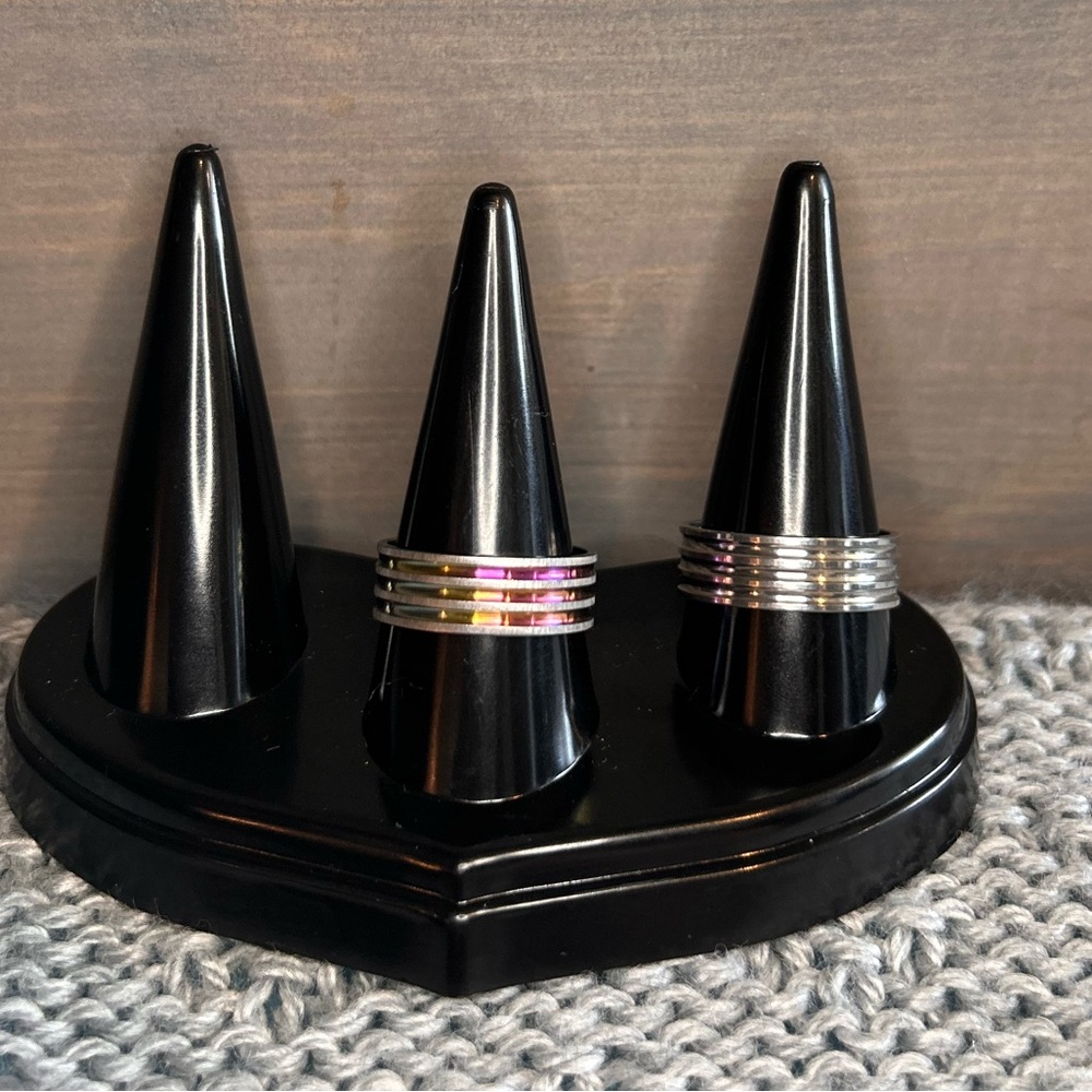 3/$10 Set Of Two Stacking Rings